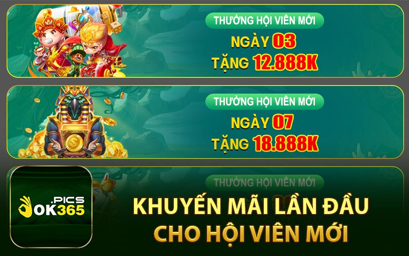 Khuyến mãi lần đầu cho hội viên mới
